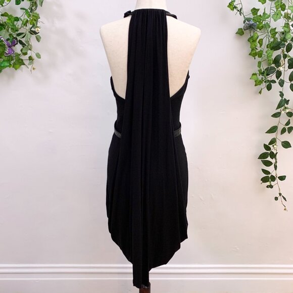 Rag & Bone Black Rowan Draped Dress Size 2 - Picture 9 of 14